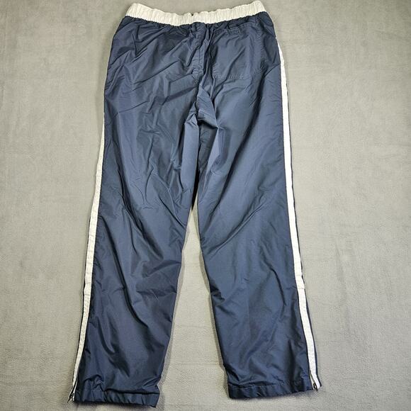 Vintage Nike Track Pants Womens Medium Blue Warm Up Lined Swoosh Sportswear Y2K - Picture 8 of 15